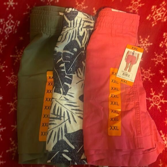 Nautica Ladies' Linen Blend Short 2 pair - Picture 1 of 14